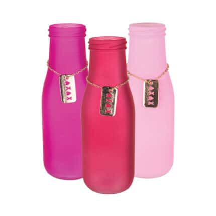 Milk Bottle 7 3/8" matte lipst