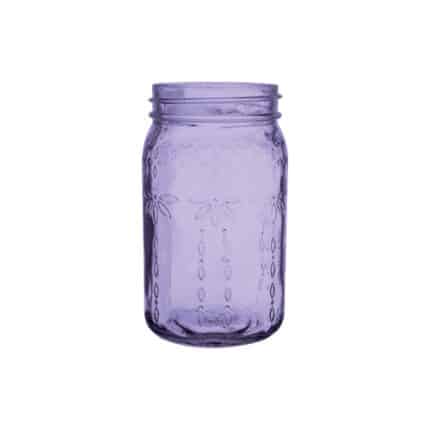 Jardin vintage jar 6 1/2" Purple 24cs.