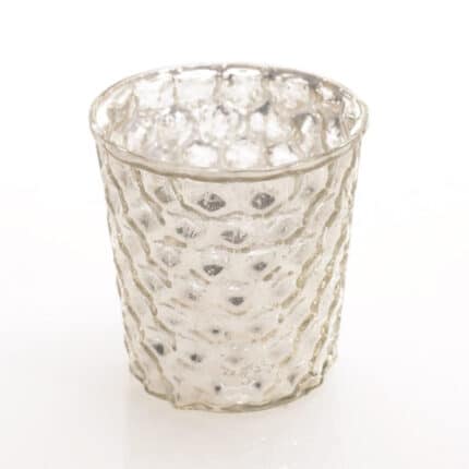 Votive Gracie 2.75"x3" silver each