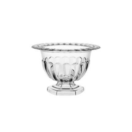 Abby compote 4 1/4" Crystal 12cs #136