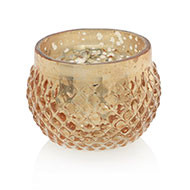 ARRAY VOTIVE 2.75"x 2" ROSE GOLD EA.