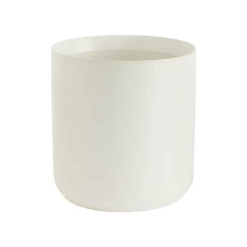 0faf4202-3e30-494f-a985-f2e482d783e2.jpg Kendall Pot 8.5"x9" white each - Image 1