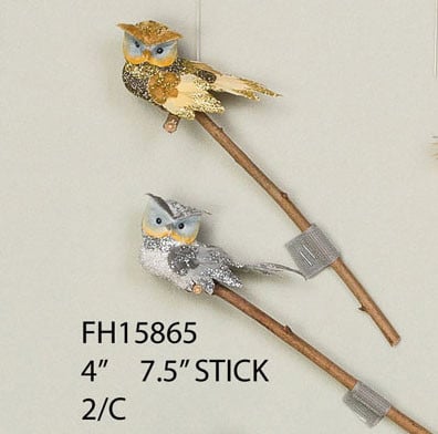 PICK Owl 4" w/7.5" stick #5865