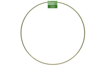 Wire Wreath frame 12" gold