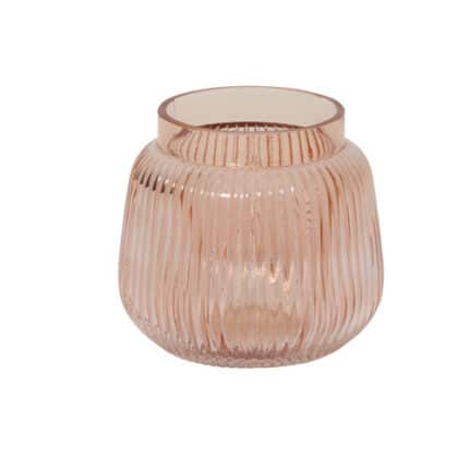 Ravish Vase 6"x6" pink