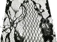 Lace #40 blk lace ribbon 25yrds