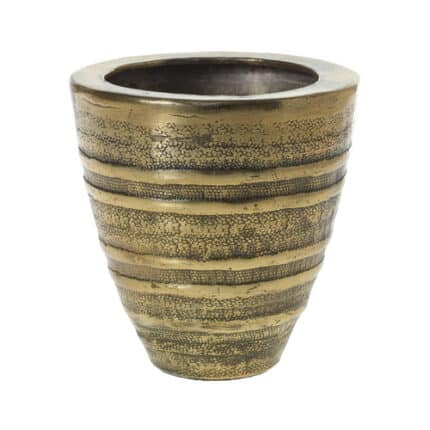 Miko Vase 6"x6.25" metal