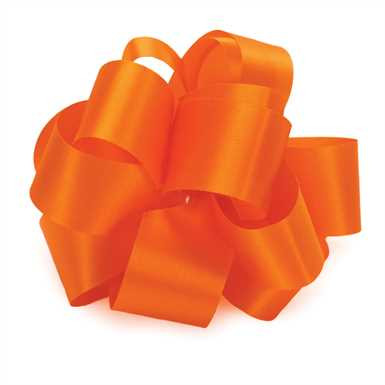 #40 SATIN ribbon ORANGE 50yrds