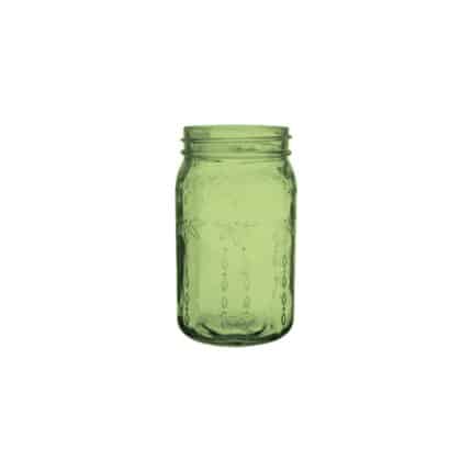 Jardin vintage jar 5 1/2" Green 24cs