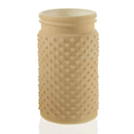 Hobnail Jar 4"x7.5" peach each