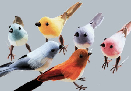 Birds 4.5" Cotton Chickadees Asst.