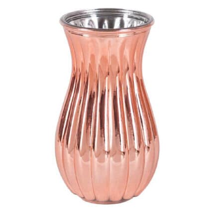 Rose Vase 8.75" rose gold 6/cs