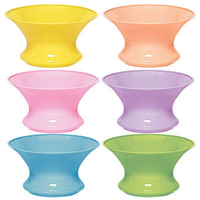 Foam Bowl 6 1/2" Pastel Asst.