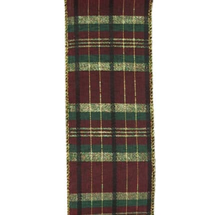 Chr#9 DWI McBurgndy Plaid 50yrd