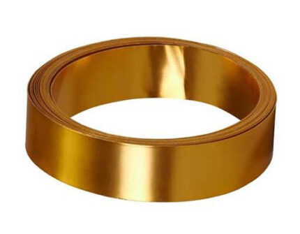 Flat wire 1" gold each