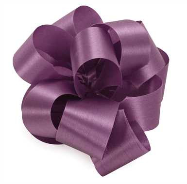 #9 SATIN rib PURPLE 100yrds