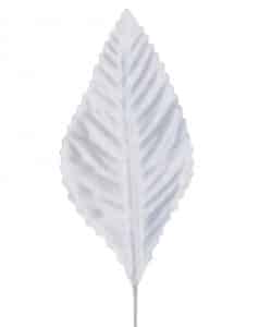Corsage Leaves 2 1/4" White 100pk