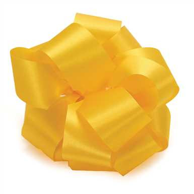 #9 SATIN rib GOLDYELL 100yrds