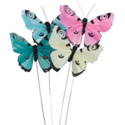 Butterfly 3" Pastel #8168PAS 1 doz