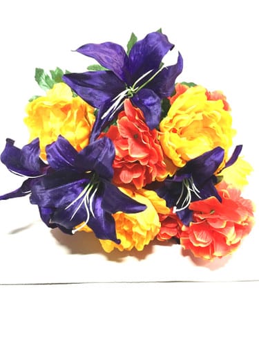 Silk Peony/hyd/lily fall 59063Mf1