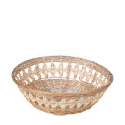 9 1/2" Nat bamboo bowl no line