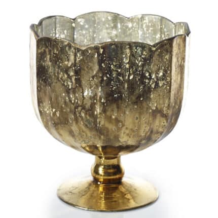 Mallory Compote 7.75" x 9" Gold each