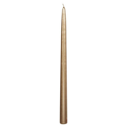 Candle Taper 12" Gold 12box