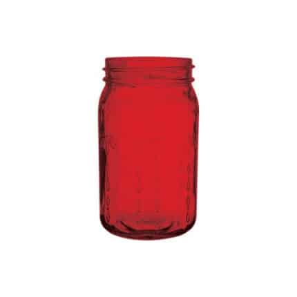 Jardin vintage jar 6 1/2" ruby 24cs