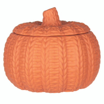CER pumpkin 6 7/8" w/lid spice