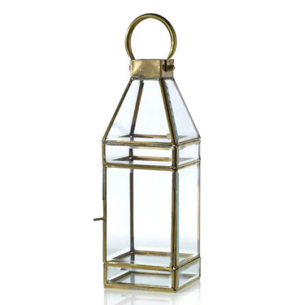 Glass Lantern 4.5" x 4.5" x 13 each