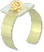 Bracelet Riley matte gold each
