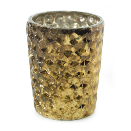 Cobra Votive 2.25" x 3.5" gold