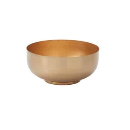 Roz Bowl 8"x3.75" gold