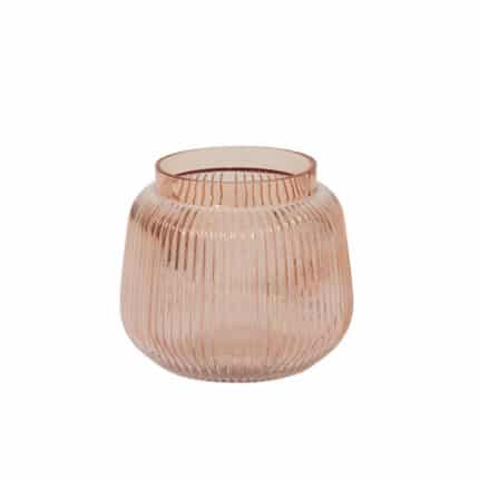 Ravish Vase 5"x4.75" pink