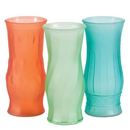 Round Vs 8.5" coral frost asst 12/cs