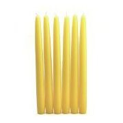 Candle Taper 15" Yellow 12bx