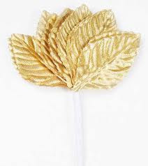 Corsage Leaves Small Gold 50 PCS
