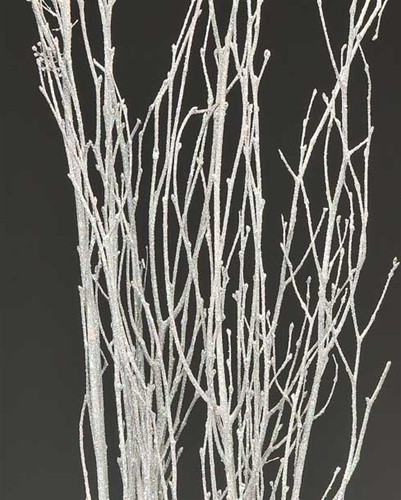 Birch Glitter White 3-4' 5stm