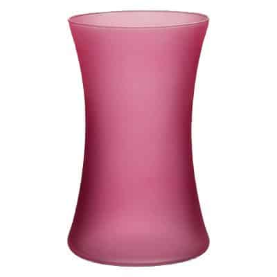 Gathering vase 8" matte blush 6cs