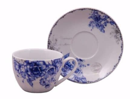 Teacup and Saucer Blue England