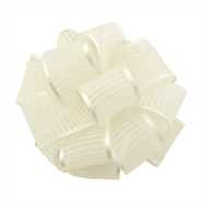 #9 Ant wht sheer w/satin edge 25 yrds