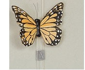 Butterfly 3.5" yellow monarch 1doz