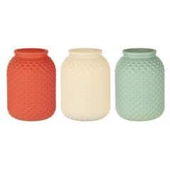Honey Vase 4.57" matte desert spice asst 12cs