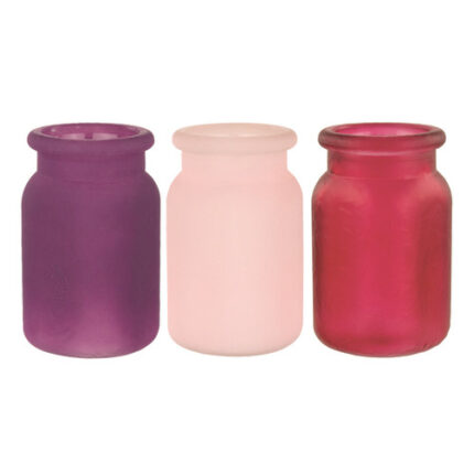 Hammered Jar 5 1/2" sangria 12cs