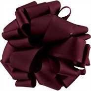 Grosgrain #9 satin Burgundy 25yrds