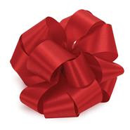#40 SATINrib HOLIDAY RED 50yrd