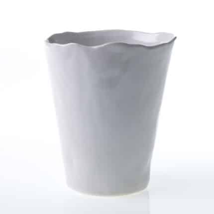 Journey Pot 5.25"x6.5" white