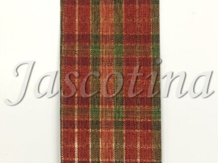 #40 fall metallic plaid 50yds