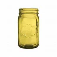 Jardin vintage jar 5 1/2" Amber 24cs