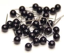 PIXIE PINS BLACK 100PCS